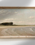Vintage Coastal Pastel Landscape Art Print L0217