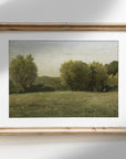 Vintage Earth Tones Landscape Art Print L0221B