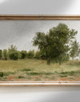 Vintage Warm Earth Tones Landscape Art Print L0222