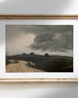 Moody Muted Landscape Art | Vintage Overcast Art Print L227