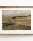 Farmland Landscape - Vintage Muted Neutral Field L244
