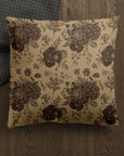 Thalassa | Vintage Style Floral Throw Pillow Cover