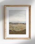 Vintage Landscape Overcast Painting L0223A