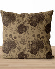 Thalassa | Vintage Style Floral Throw Pillow Cover