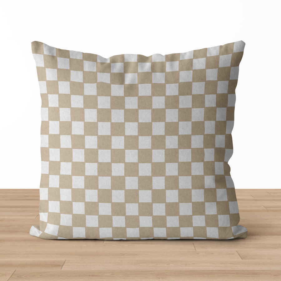 Avery | Classic Checkered Pillow Cover