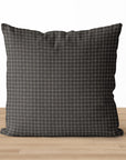 Theron | Grey Gridlock Pillow Cover