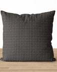 Theron | Grey Gridlock Pillow Cover