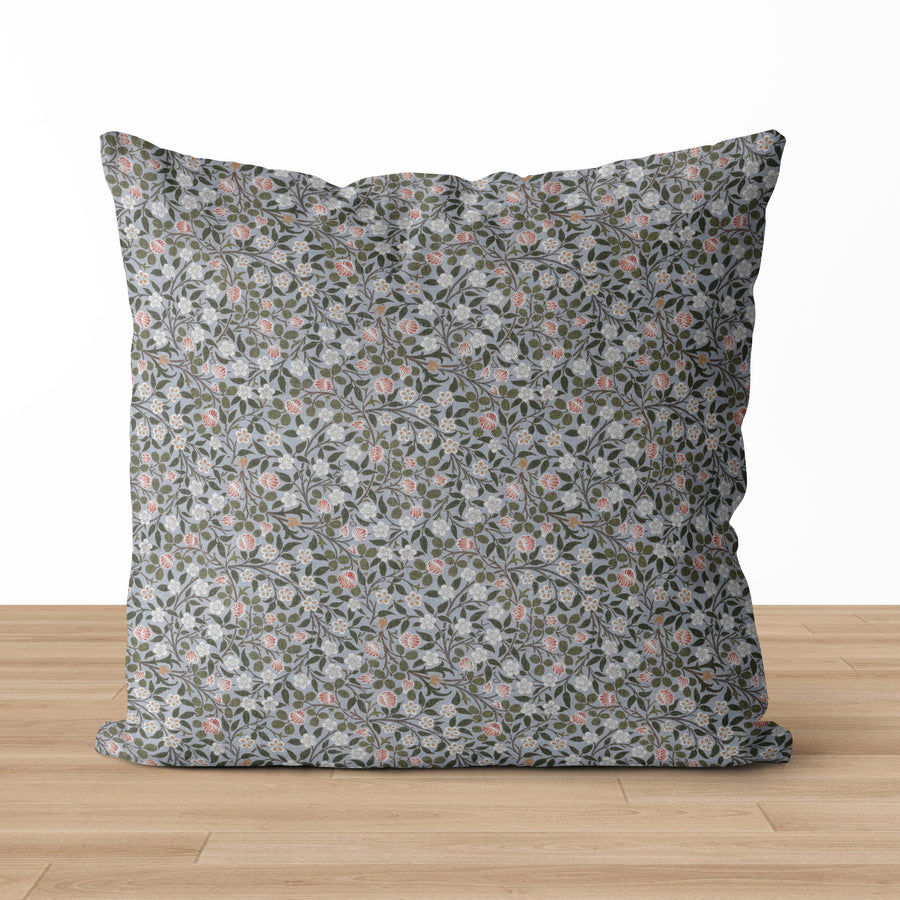 Sophia | Blue Floral Pillow Cover