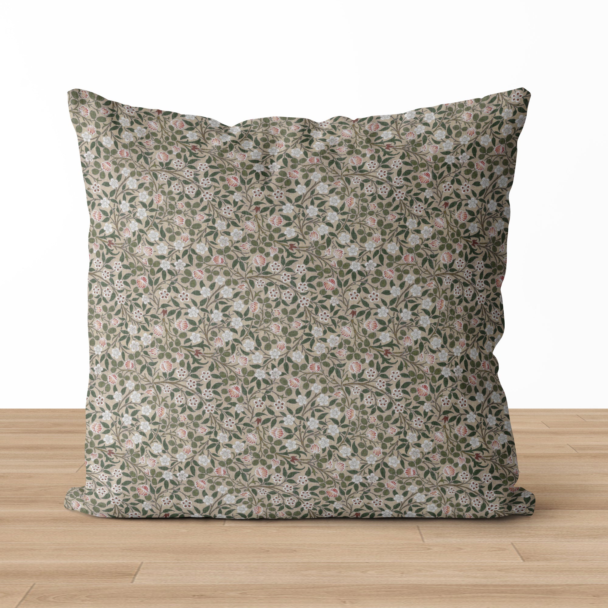 Lily | Neutral Floral Pillow Cover