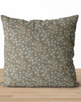 Isla | Green Floral Pillow Cover
