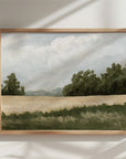 Golden Fields | Landscape Art Print | Road Trip Series | RT113