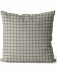 Ronan | Neutral Checkered Pillow Cover
