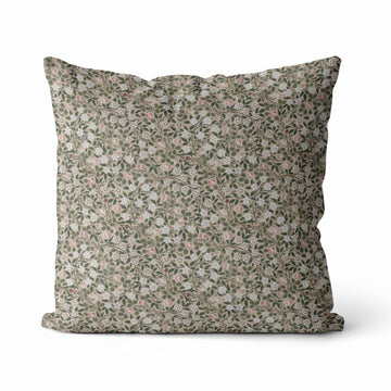 Lily | Neutral Floral Pillow Cover