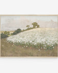 Vintage Floral Fields Landscape Art Print L0215