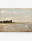 Vintage Coastal Pastel Landscape Art Print L0217