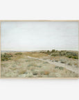Vintage Spring Field Pastel Landscape Art Print L0219
