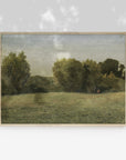 Vintage Earth Tones Landscape Art Print L0221B