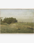 Vintage Earth Tones Landscape Art Print L0221A