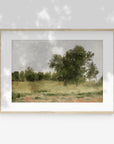 Vintage Warm Earth Tones Landscape Art Print L0222