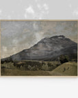 Vintage Muted Mountain Painting | Landscape Art Print L225