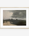 Moody Muted Landscape Art | Vintage Overcast Art Print L227