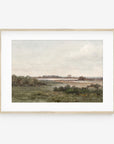 Autumn Muted Green Landscape - Vintage Mood Print L243