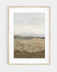 Vintage Landscape Overcast Painting L0223A