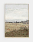 Vintage Landscape Overcast Painting L0223B