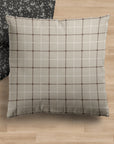 Niall | Neutral Interlock Geo Pillow Cover