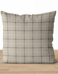 Niall | Neutral Interlock Geo Pillow Cover
