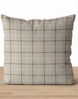 Niall | Neutral Interlock Geo Pillow Cover
