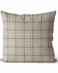 Niall | Neutral Interlock Geo Pillow Cover