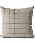 Niall | Neutral Interlock Geo Pillow Cover