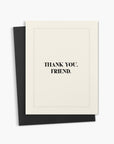 Thank you Friend Card | Thanks Greeting Card