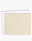 Thank you Greeting Card | Simple Thanks Script Greeting Card
