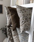Olive | Velvet Pillow Cover