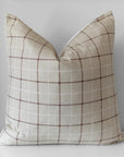 Niall | Neutral Interlock Geo Pillow Cover