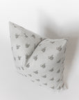 Petra Pillow Cover | Grey Berry Floral Pillow Cover