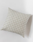 Skye Pillow Cover | Neutral Grey Plaid Pillow Cover