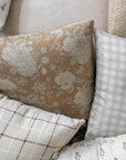 Lana | Neutral Floral Pillow Cover