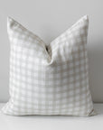 Skye Pillow Cover | Neutral Grey Plaid Pillow Cover