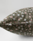Ivy | Green Floral Pillow Cover