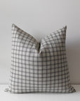 Ronan | Neutral Checkered Pillow Cover