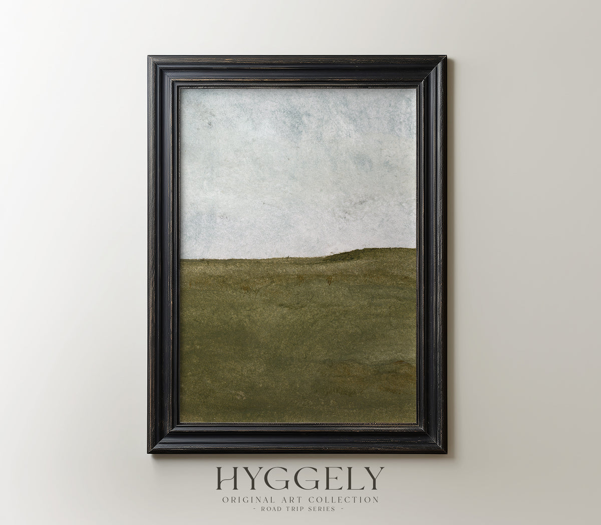 Smooth Grassland II | Landscape Art Print | Road Trip Series