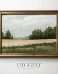 Golden Fields | Landscape Art Print | Road Trip Series | RT113