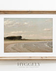 Vintage Coastal Pastel Landscape Art Print L0217