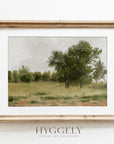 Vintage Warm Earth Tones Landscape Art Print L0222