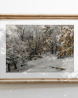 Vintage Winter Landscape Art Print L0119