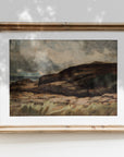 Vintage Moody Landscape Art Print L0129