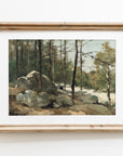 Vintage Trail Landscape Art Print L0138